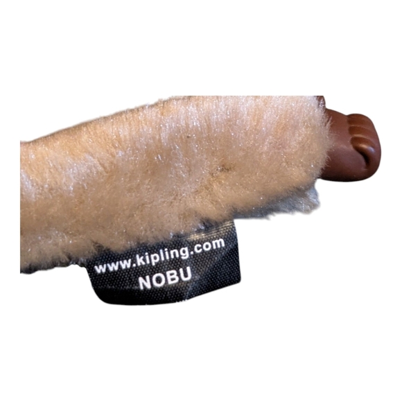 Kipling Nobu Tan Plush Monkey Key Chain Accessory - Picture 3 of 4